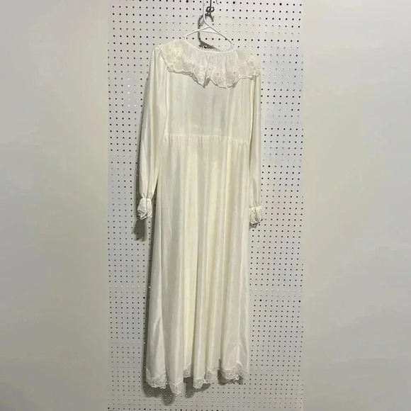 Petite Fleur Vintage Slip Dress and Duster Robe Peignoir Ensemble Set Sz 36/38 - Picture 2 of 11